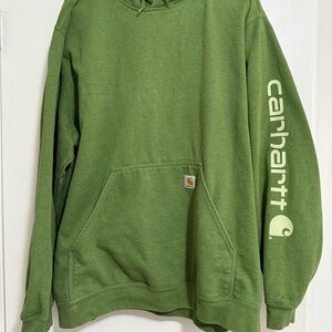 Carhartt Men's Olive Green Hoodie